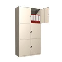 Tủ sắt 2 khoang, 6 ngăn