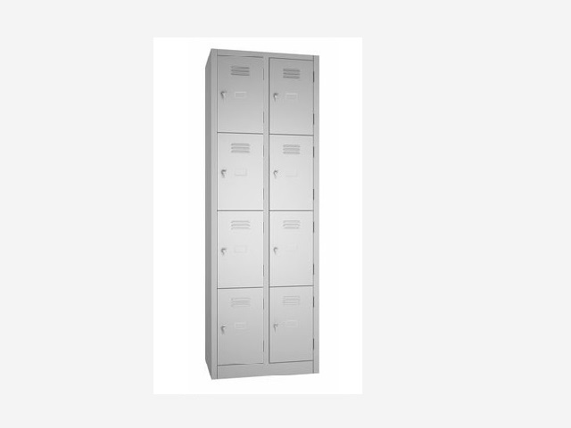 Tủ sắt locker giá rẻ LK8N-02 màu ghi